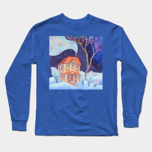 Dreams About Spring watercolor Painting Long Sleeve T-Shirt